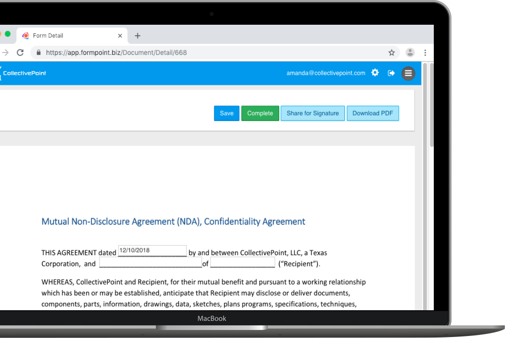 FormPoint - sign documents anywhere.